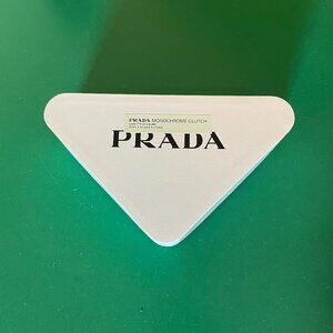 Prada Monochrome Clutch Set